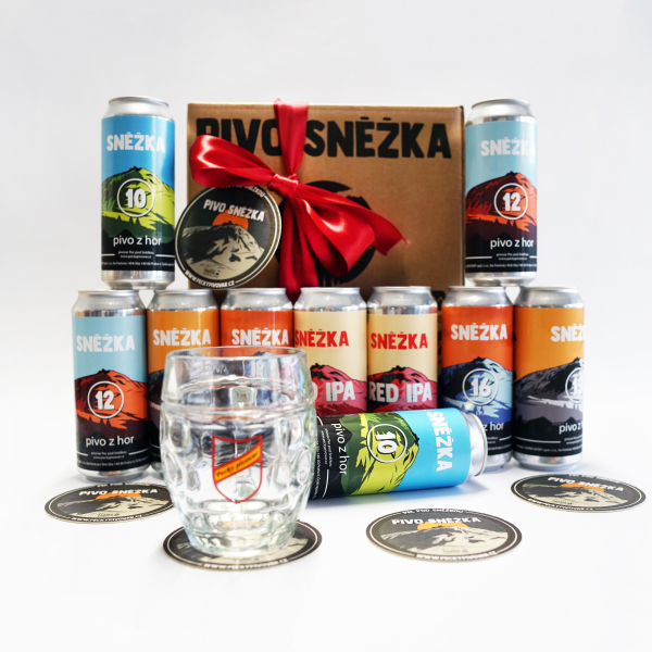 Dárkový pivní set Plechová Romance