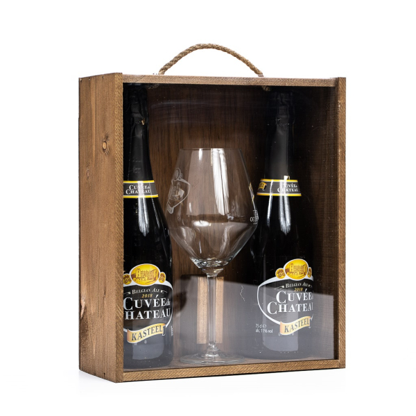 Kasteelbier Cuvee du Chateau 2x75cl+gl