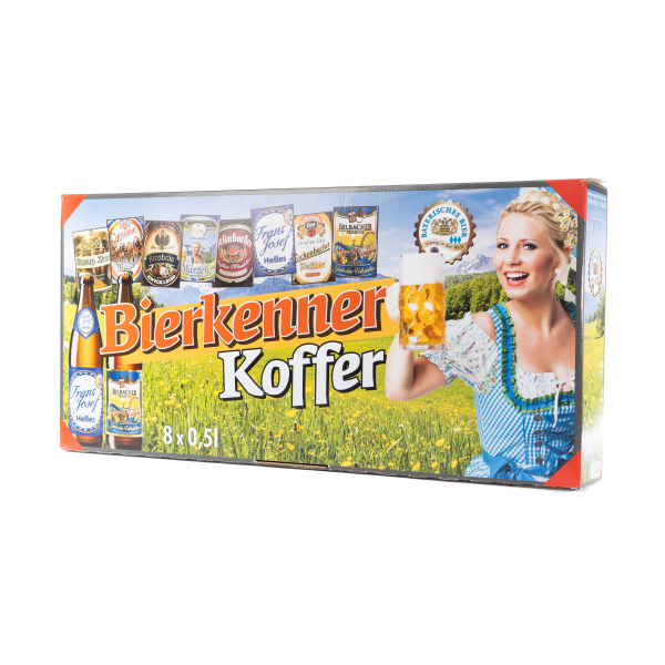 Dárkový kufr plný bavorských piv 