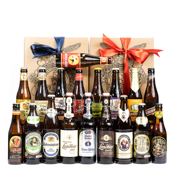Degustační pivní set Bavorsko a Belgie 18 x Degustační pivní set Bavorsko a Belgie 18 x