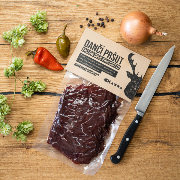 Dančí pršut Maso Kazda krájený