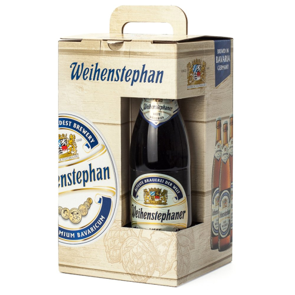Dárkový set Weihenstephaner se sklenicí